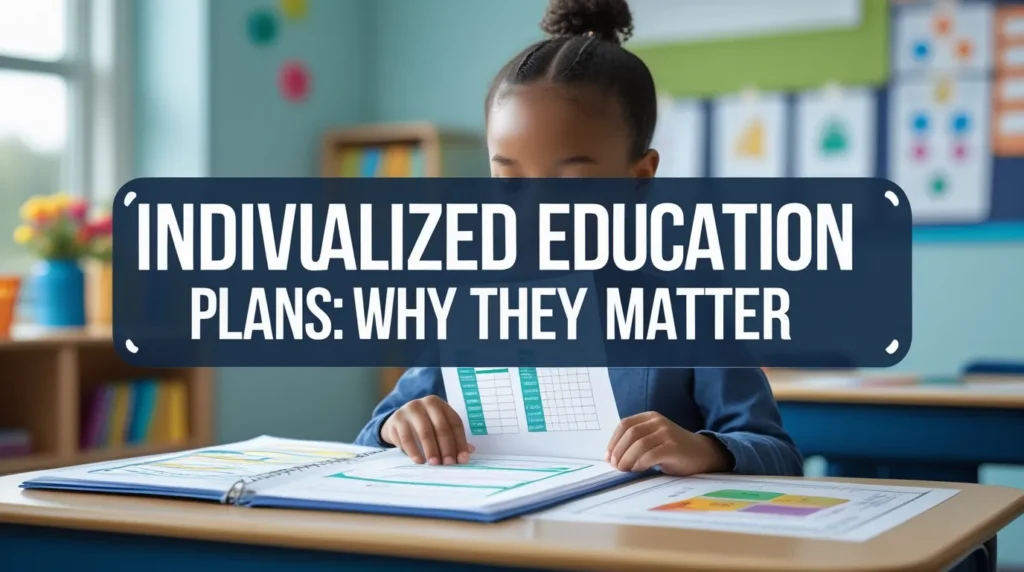 Individualized Education Plans (IEPs) Why They Matter
