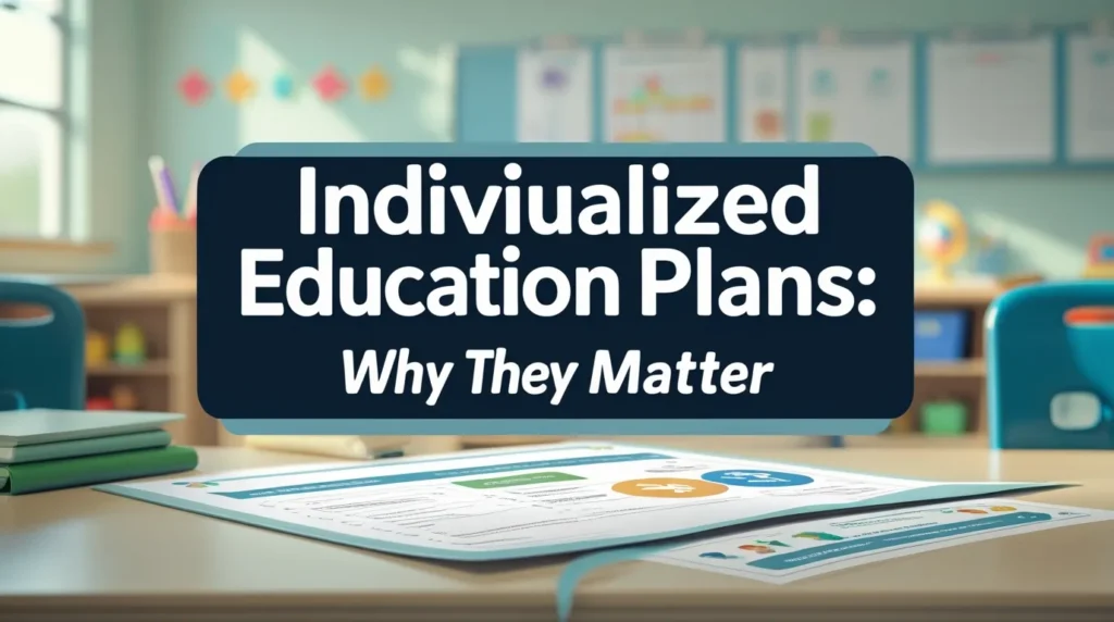 Individualized Education Plans (IEPs) Why They Matter