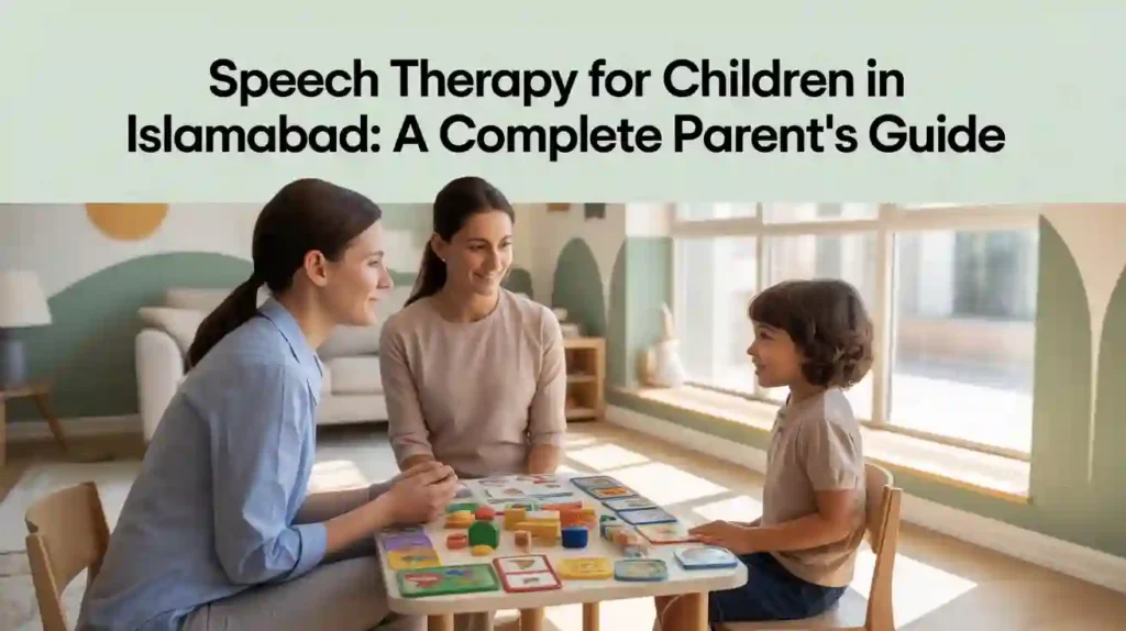 Speech Therapy for Children in Islamabad A Complete Parent's Guide