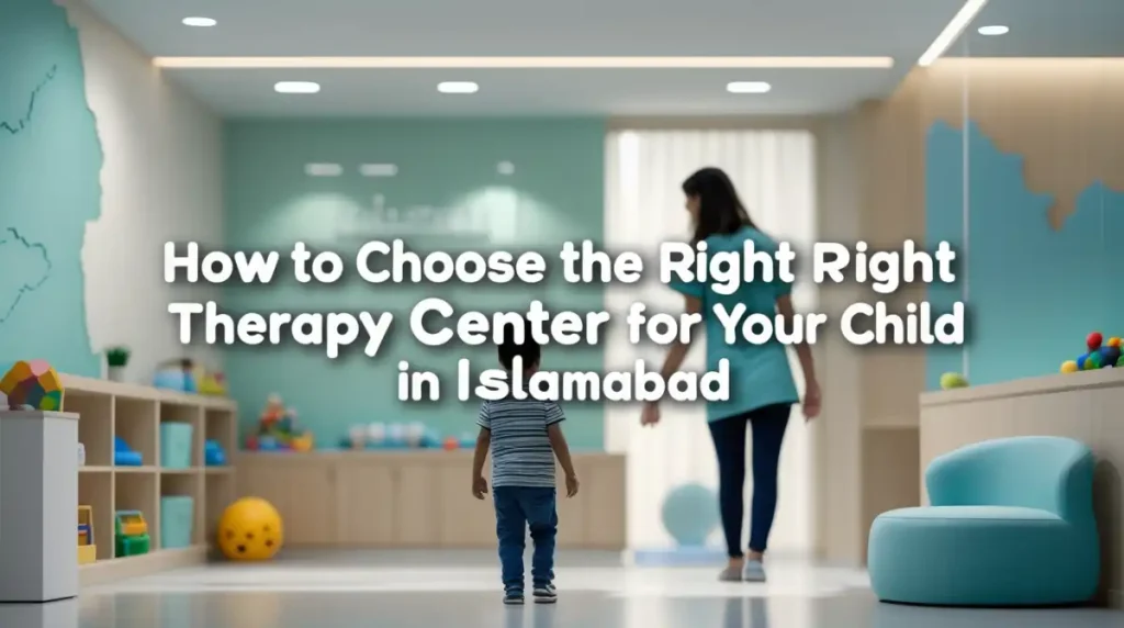 How to Choose the Right Therapy Center for Your Child in Islamabad